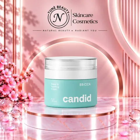 Kem Dưỡng Ẩm Candid B5 Cica 50ml Làm Dịu Da Phục Hồi Da Hư Tổn Cấp Ẩm Nhanh Chóng Cho Da Nhạy Cảm