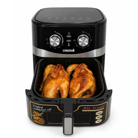 Nồi Chiên Không Dầu 11L Creen CR-AG11L Công Nghệ Rapid Air, Lốc Xoáy 360 Độ - Hàng Chính Hãng