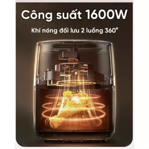 Nồi Chiên Không Dầu 11L Creen CR-AG11L Công Nghệ Rapid Air, Lốc Xoáy 360 Độ - Hàng Chính Hãng
