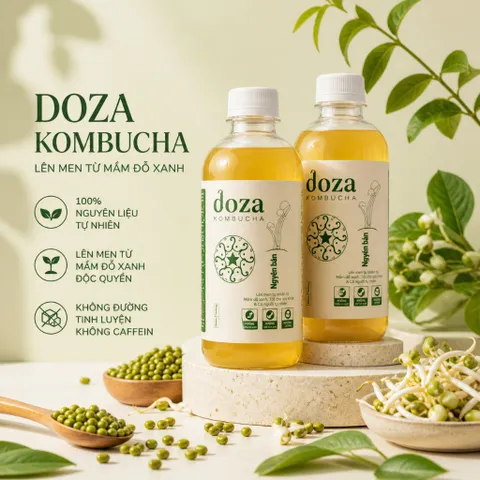 Combo Trà Doza và trà vỏ đỗ xanh bổ sung lợi khuẩn tốt cho hệ tiêu hóa,giảm mỡ tự nhiên, hạ đường huyết, không đường