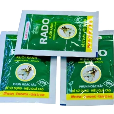 (Chính hãng) (combo 5 gói) THUỐC DIỆT RUỒI RADO 20G - an toàn hiệu quả 920327
