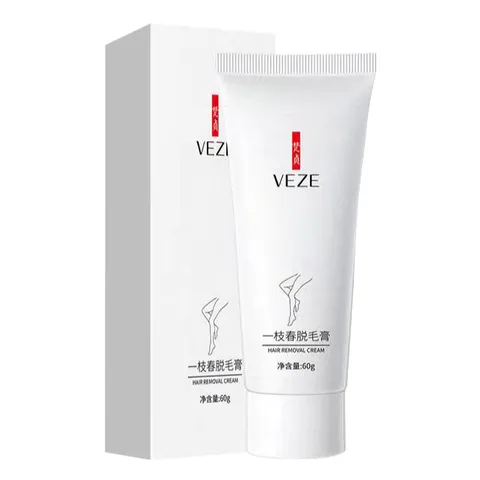 Kem Tẩy Lông Vĩnh Viễn Cho Nam Giới,Kem tẩy lông râu,tay,chân,triệt lông an toàn vĩnh viễn không gây kích ứng 60g
