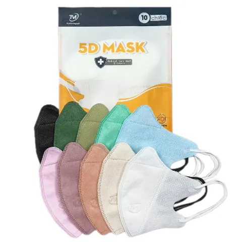 Combo 50 Khẩu trang 5D cao cấp ôm mặt dễ thở