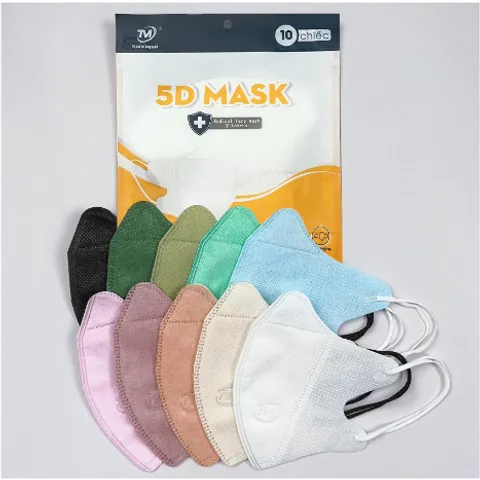 Combo 50 Khẩu trang 5D cao cấp ôm mặt dễ thở