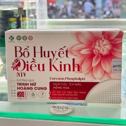 Bổ Huyết Điều Kinh Hộp 20 Viên - Hỗ trợ cải thiện tình trạng kinh nguyệt không đều, đau bụng khi hành kinh
