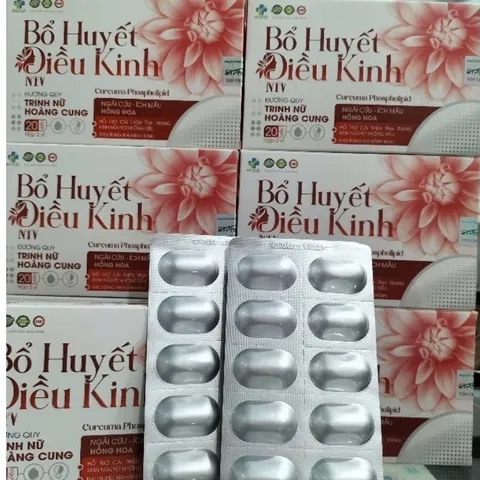 Bổ Huyết Điều Kinh Hộp 20 Viên - Hỗ trợ cải thiện tình trạng kinh nguyệt không đều, đau bụng khi hành kinh