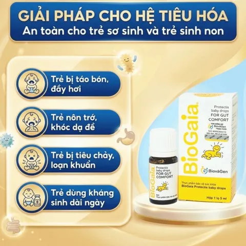 Men vi sinh Biogaia Protectics Baby Drops bổ sung lợi khuẩn lọ 5ml