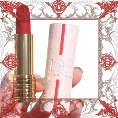 (Chính gốc) Son Lancôme Absolute Perfect Velvet Matte Lipstick Lucky Limited Edition 196 - Son Môi Đỏ Cam Chính Hãng, Quyến Rũ & Sang Trọng