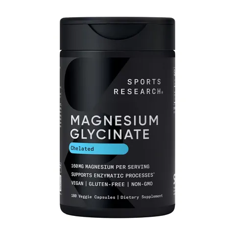 Magnesium Glycinate 160mg - Hỗ trợ giấc ngủ giảm căng thẳng và ổn định tâm trạng chính hãng Mỹ