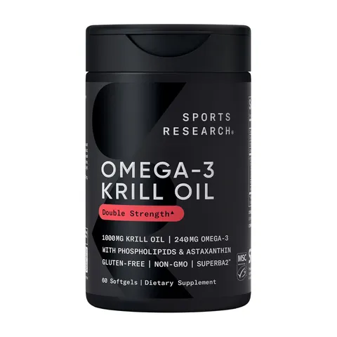 Omega-3 Krill Oil 1000mg - Hỗ trợ tim mạch tăng cường trí não thị lực chống lão hóa và bảo vệ tế bào chính hãng Mỹ