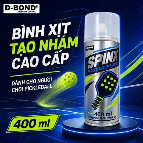 Bình xịt tạo độ nhám cho mặt Vợt Pickle Ball - DBOND SPINX - Dung tích 400ml - Tiện ích dễ dàng sử dụng