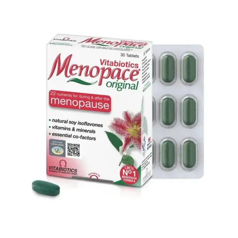 Viên uống Menopace H/30v VITABIOTICS Hỗ trợ cân bằng nội tiết cho phụ nữ tiền mãn kinh