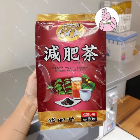 🔥Trà Genpi Orihiro Hỗ trợ giảm mỡ thừa 60gói/túi