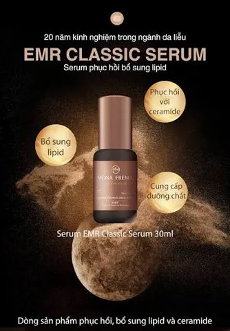 Serum Bổ Sung Lipid EMR Ceramide Repairing Classic 50ml - Phục Hồi Da Khô, Nhạy Cảm, Dưỡng Ẩm Tối Ưu Cho Làn Da Căng Mịn Khỏe Mạnh 923286