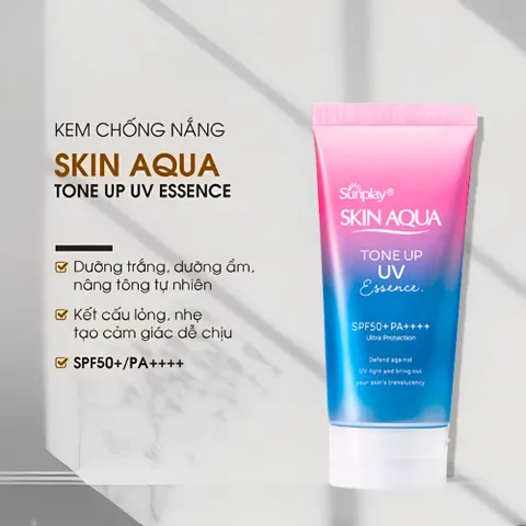 Kem chống nắng Skin Aqua Tone Up UV Essence Nhật Bản Tuýp 70g