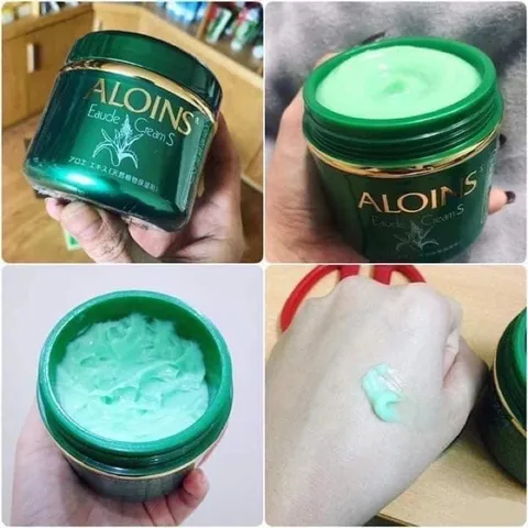 Kem lô hội dưỡng da Aloins Eaude Cream S, dưỡng ẩm, trắng hồng toàn thân Nhật Bản - Lọ 180g