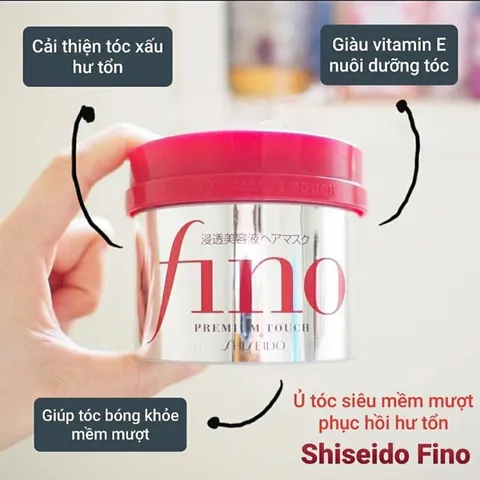 Kem ủ dưỡng tóc Fino Shiseido Premium Touch Nhật Bản cải thiện tóc hư tổn giúp tóc suôn mượt 230g