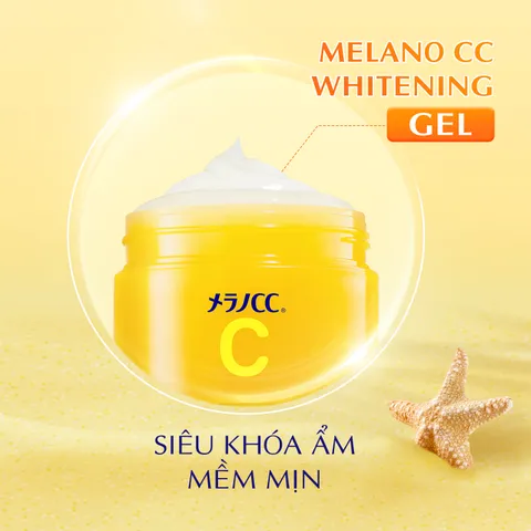 Kem dưỡng trắng da CC Melano Brightening Gel ngừa thâm chính hãng Nhật Bản 100g