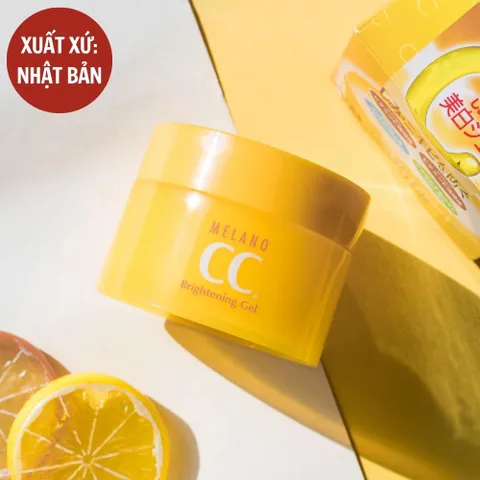 Kem dưỡng trắng da CC Melano Brightening Gel ngừa thâm chính hãng Nhật Bản 100g
