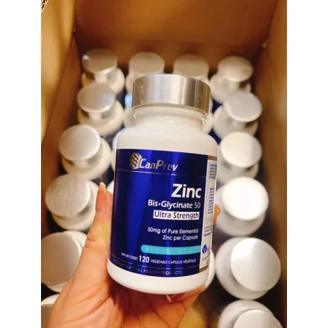 Viên kẽm Zinc Canprev tăng cường, hỗ trợ miễn dịch CanPrev Zinc Bis-Glycinate 240 viên