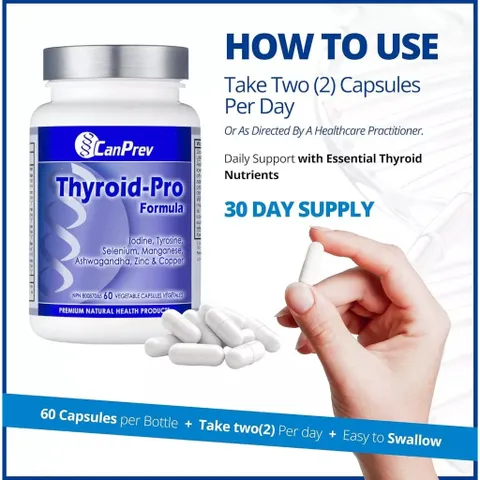 CanPrev Thyroid-Pro Formula – Hỗ Trợ Sức Khỏe Tuyến Giáp & Chuyển Hóa Năng Lượng
