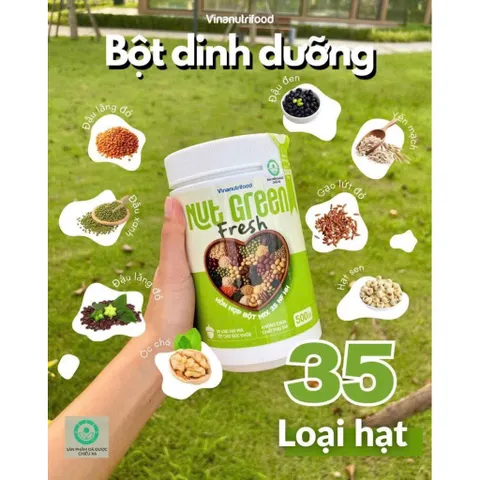 Bột Dinh dưỡng Nut green hỗn hộp bột mix 35 NF HH 500g