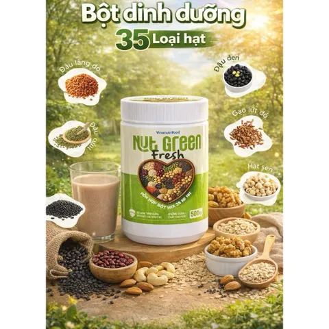 Bột Dinh dưỡng Nut green hỗn hộp bột mix 35 NF HH 500g