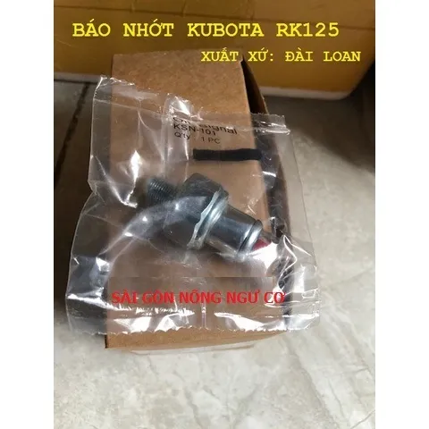 Báo nhớt Đài Loan RK125 máy Kubota RK125, RK, Mitsubishi NM55 NM85 NM95, Yanmar TS50 TS70 TS105 TS155 TF70 TF90 TF120