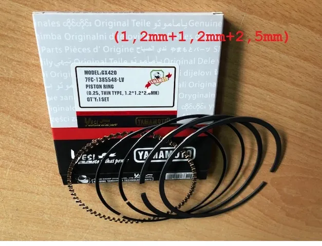 Piston xéc măng (bạc mỏng ) máy xăng 90mm GX420 190F 88mm GX390 188F
