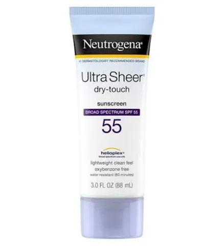 Kem Chống Nắng Neutrogena Ultra Sheer Dry Touch SPF 55+ - Bảo Vệ Da Toàn Diện, Không Nhờn Dính, Thẩm Thấu Nhanh 88ml Chính Hãng
