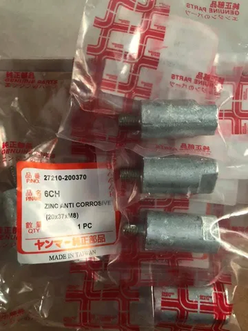 Kẽm chống ăn mòn, Chì chống ăn mòn máy thủy Yanmar 3T, SM, 4CH 6CH, 6HA,6LA,6GH, 6AY. Đài Loan