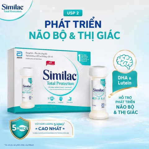 Lốc 8 Ống Sữa Similac Total Protection 19k (Dạng Nước) - Dinh Dưỡng Toàn Diện Cho Bé 0-12 Tháng Tuổi