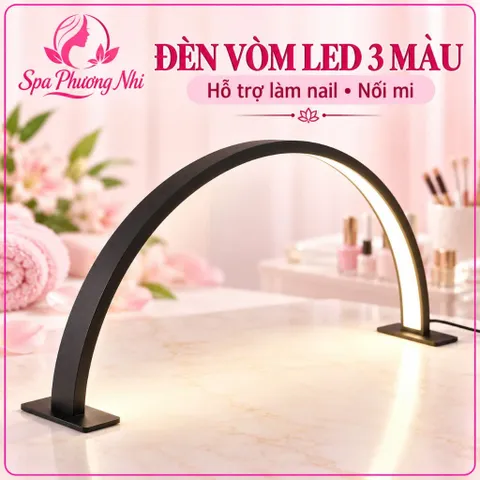 Đèn Led Bán Nguyệt Spa Vòm Thiết Kế Điều Chỉnh Ánh Sáng 3 Màu