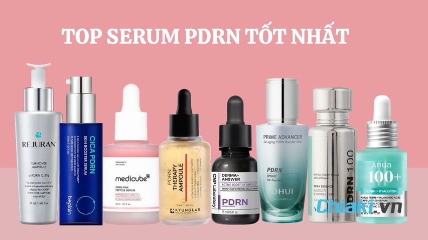 TOP 9 serum PDRN phục hồi, trẻ hóa da tốt hiện nay