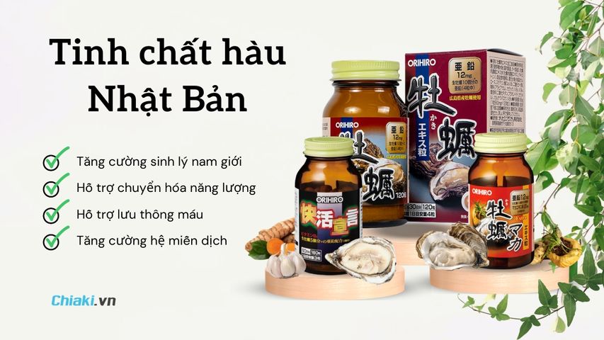 Top 5 Tinh chất hàu Nhật tăng cường sinh lý nam được tin dùng 2026