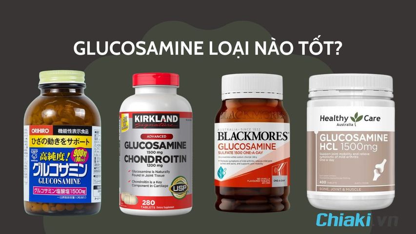 Glucosamine loại nào tốt? TOP 5 sản phẩm tốt cho xương khớp