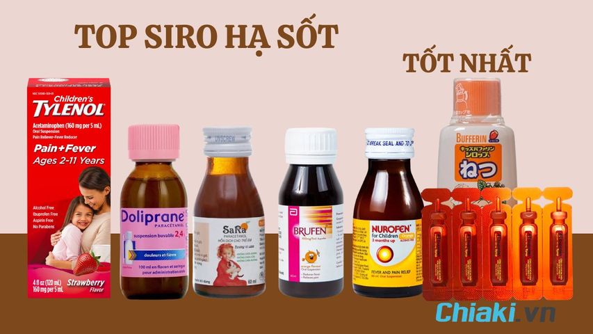 TOP 7 siro hạ sốt nhanh chóng, an toàn và hiệu quả 2026