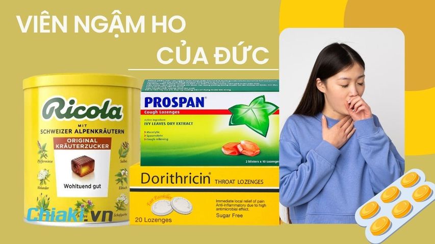 TOP 3 viên ngậm ho của Đức hỗ trợ giảm ho nhanh chóng