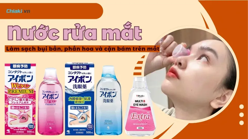 Top 5 Nước rửa mắt làm sạch, giảm khô mỏi mắt được tin dùng 2026