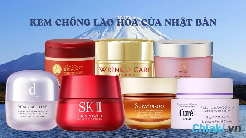 TOP 7 kem chống lão hóa của Nhật Bản giúp da luôn tươi trẻ