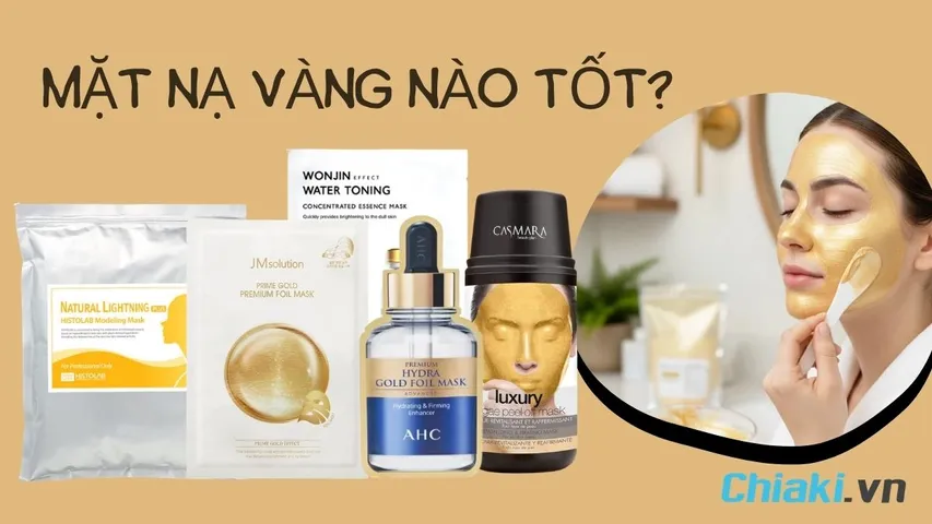 TOP 5 mặt nạ vàng tốt nhất giúp da mịn màng chuẩn spa tại nhà