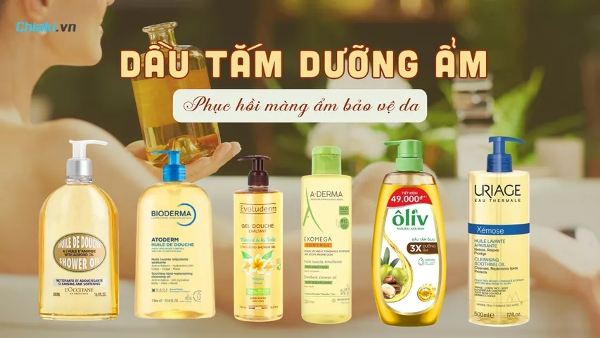 Top 10 Dầu tắm dưỡng ẩm mềm mịn da được yêu thích 2026
