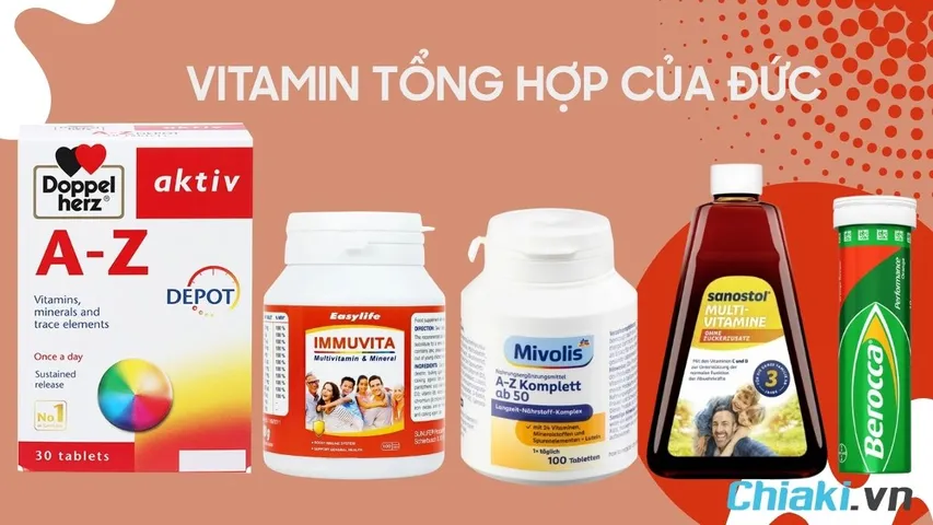 TOP 10 vitamin tổng hợp của Đức dành cho gia đình tốt nhất