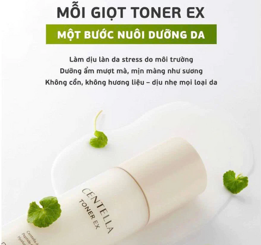 Toner Centella EX Dr.Pepti - 180ml Nước Hoa Hồng Chiết Xuất Rau Má, Làm Dịu Da, Hỗ Trợ Kháng Khuẩn, Phù Hợp Da Nhạy Cảm