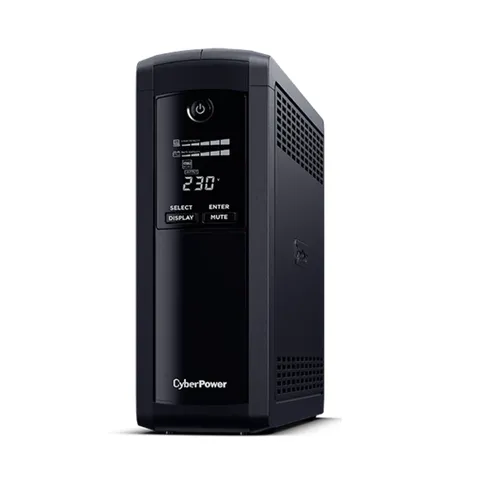 Bộ Lưu Điện UPS CyberPower VALUE Pro VP1200ELCD 1200VA/720W - Bảo vệ nguồn điện cho NAS, PC, Thiết bị điện tử, Chính hãng