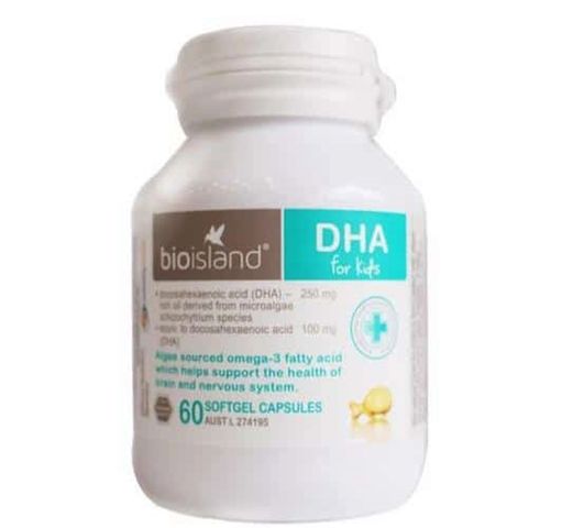 Viên uống Bio Lysine DHA cho trẻ em - Phát triển thị lực và não bộ chuẩn Úc - Bổ sung DHA từ Bio Island