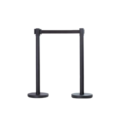 Cột chắn inox đen dây căng 2m có sẵn dây kéo - Dụng cụ tiện ích cho bếp và trang trí nội thất (TV1357)