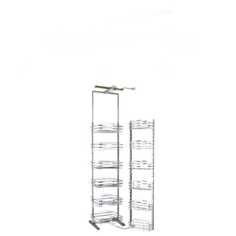 Tủ Đồ Khô 6 Tầng Inox Cao Cấp - Giá Để Đồ Bếp Tiện Lợi, Khung Chắc Chắn, Đa Kích Thước (TV1214)