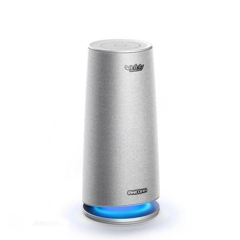 Loa Bluetooth PHICOMM R1 - Công Nghệ Âm Thanh Infinity by Harman, Thiết Kế Thông Minh, Kết Nối Bluetooth và Wi-Fi, Âm Thanh Mạnh Mẽ, Đế LED Phát Sáng