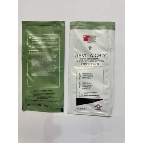 Bộ đôi gội xả Revita 8ml - Kích thích mọc tóc, ngăn ngừa tóc sơ yếu, chăm sóc da đầu khỏe mạnh, không chứa sulfate và paraben.